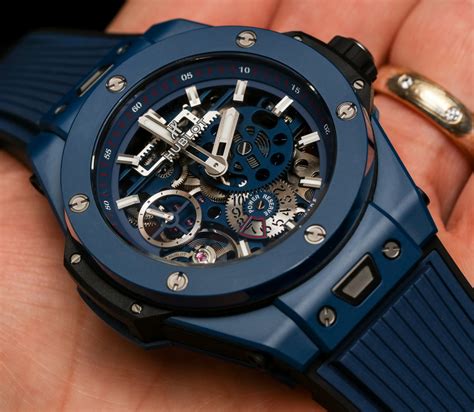 big bang meca ceramic blue hublot price please|big bang meca 10 45mm.